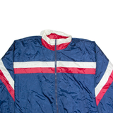JOHN ASHFORD SPORT Mens Track Jacket Blue Nylon L