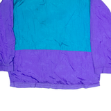 ROCK CREEK CASUALS Womens Shell Jacket Purple Nylon Colourblock M