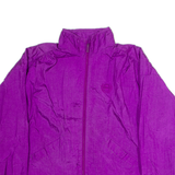 REEBOK Womens Track Jacket Purple Nylon 90s M