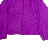 REEBOK Womens Track Jacket Purple Nylon 90s M