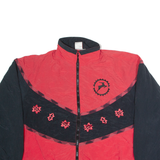 WHITE STAG Mens Track Jacket Red Nylon Colourblock XL