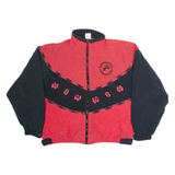 WHITE STAG Mens Track Jacket Red Nylon Colourblock XL