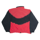 WHITE STAG Mens Track Jacket Red Nylon Colourblock XL