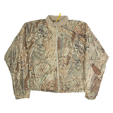 Insulated Mens Jacket Green Camouflage L