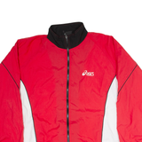 ASICS Mens Track Jacket Red XL
