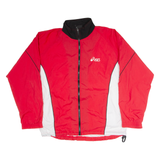 ASICS Mens Track Jacket Red XL