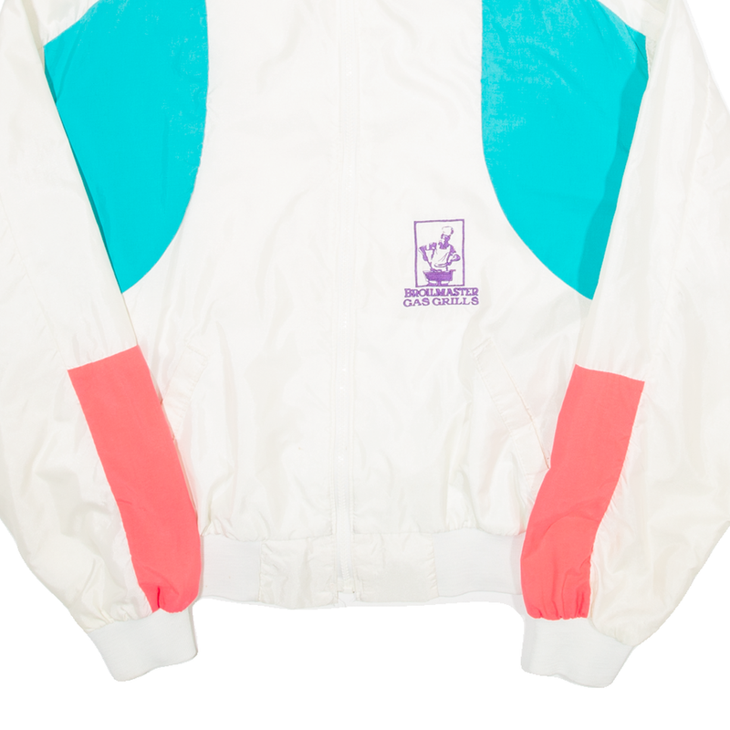 SWINGSTER Broilmaster Gas Grills Mens Shell Jacket Cream M