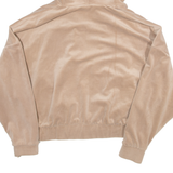 KARL KANI Womens Track Jacket Brown Hooded S