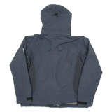 JACK WOLFSKIN Womens Rain Coat Black Hooded UK 16