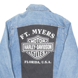 ANDERSON AND WILLS Womens Denim Jacket Blue M