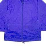HELLY HANSEN Mens Rain Jacket Blue Hooded L