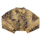 Cropped Womens Blazer Jacket Beige XS