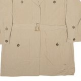 SONIA BOGNER Womens Trench Coat Beige XL