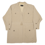 SONIA BOGNER Womens Trench Coat Beige XL