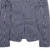 LIU JO Womens Blazer Jacket Blue Spotted XXS
