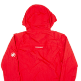 MAMMUT Womens Jacket Red Hooded XS