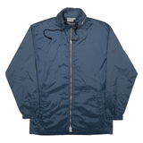 SLAZENGER Mens Rain Jacket Blue Nylon Hooded M