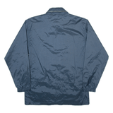 SLAZENGER Mens Rain Jacket Blue Nylon Hooded M