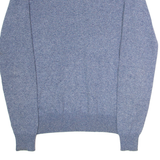 DIESEL Mens Jumper Blue Crew Neck Tight Knit S