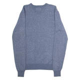 DIESEL Mens Jumper Blue Crew Neck Tight Knit S