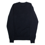 DIESEL Mens Jumper Blue Crew Neck Tight Knit S