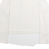 LEVI'S Cropped Womens Sweatshirt Cream Crew Neck L