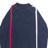 TOMMY HILFIGER Mens Sweatshirt Blue High Neck XS