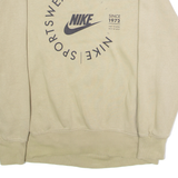 NIKE Mens Sweatshirt Green Crew Neck S