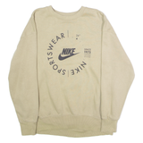 NIKE Mens Sweatshirt Green Crew Neck S