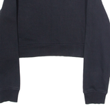 ELLESSE Cropped Womens Sweatshirt Black Crew Neck M