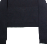 FILA Cropped Womens Sweatshirt Black Crew Neck S