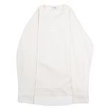 PUMA Mens Sweatshirt Cream Crew Neck S