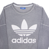 ADIDAS ORIGINALS Womens Sweatshirt Grey Crew Neck UK 10