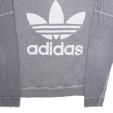 ADIDAS ORIGINALS Womens Sweatshirt Grey Crew Neck UK 10