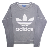 ADIDAS ORIGINALS Womens Sweatshirt Grey Crew Neck UK 10