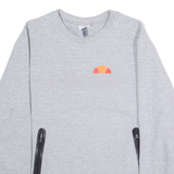 ELLESSE Mens Sweatshirt Grey Crew Neck S