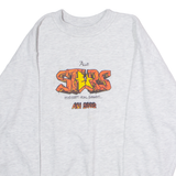 Swiss School All Stars 2002 Mens Sweatshirt Grey Crew Neck L