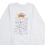 Swiss School All Stars 2002 Mens Sweatshirt Grey Crew Neck L