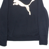 PUMA Womens Sweatshirt Black Roll Neck UK 14