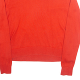 TOMMY HILFIGER GOLF Womens Jumper Orange V-Neck Tight Knit M