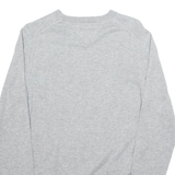 TOMMY HILFIGER Mens Jumper Grey Tight Knit Silk S
