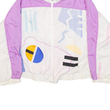 IXSPA Womens Shell Jacket White Geometric S