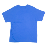GILDAN Brooklyn Mens T-Shirt Blue Crew Neck L