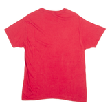 FRUIT OF THE LOOM Mens T-Shirt Red Crew Neck M