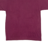 RUSSELL Mens T-Shirt Maroon Crew Neck S