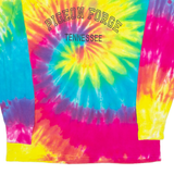 JON LAUREN Pigeon Force Tennessee Mens Tie Dye T-Shirt Pink USA Crew Neck M