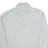 NAUTICA Mens Jumper Grey 1/4 Zip Tight Knit L