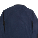 NAUTICA Mens Fleece Blue 1/4 Zip L