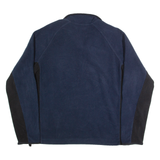 NAUTICA Mens Fleece Blue 1/4 Zip L