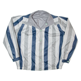 CLAUDE HARVEY Mens Lined Jacket Grey 90s Striped M